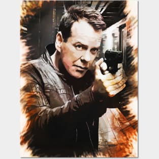 Jack Bauer Portrait Posters and Art